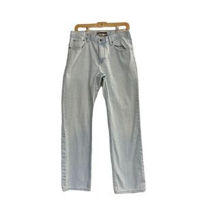 OLD NAVY Men’s Straight Light Wash Jeans, Blue, Size 33/32, 100%COTTON‎